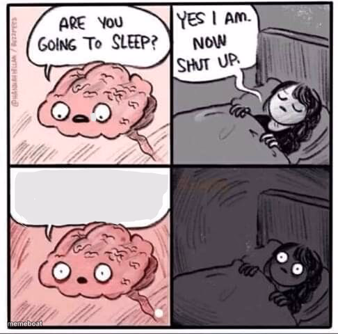 Are you going to sleep? - meme generator image preview