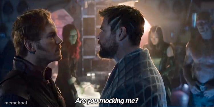 Are you mocking me? - meme generator image preview