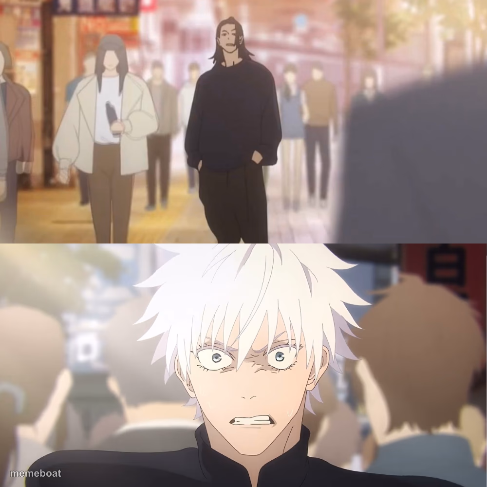 are you the strongest because you're gojo satoru - meme generator image preview