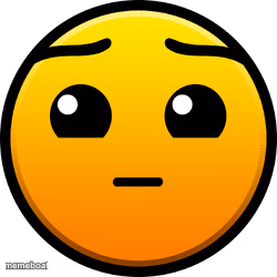 Worried Emoji Stare - meme generator image preview