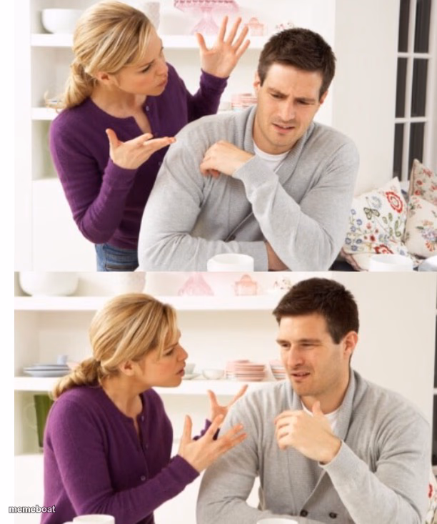Arguing Couple 1 - meme generator image preview