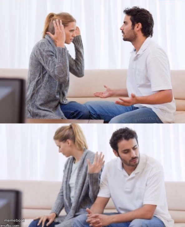 Arguing Couple 2 - meme generator image preview