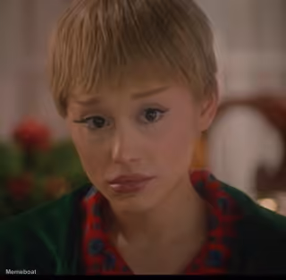 Ariana Grande as Kevin from Home Alone SNL