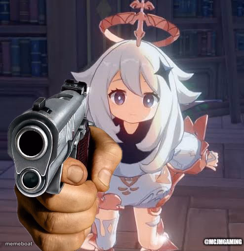 Armed Paimon - meme generator image preview