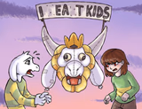Asgore does not eat kids