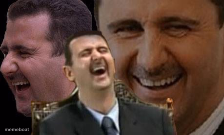 Assad laugh - meme generator image preview