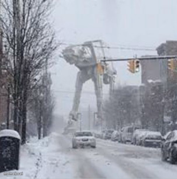 AT-AT In The Snow - meme generator image preview