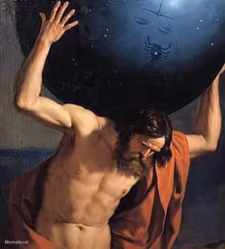 Atlas Holding the Earth