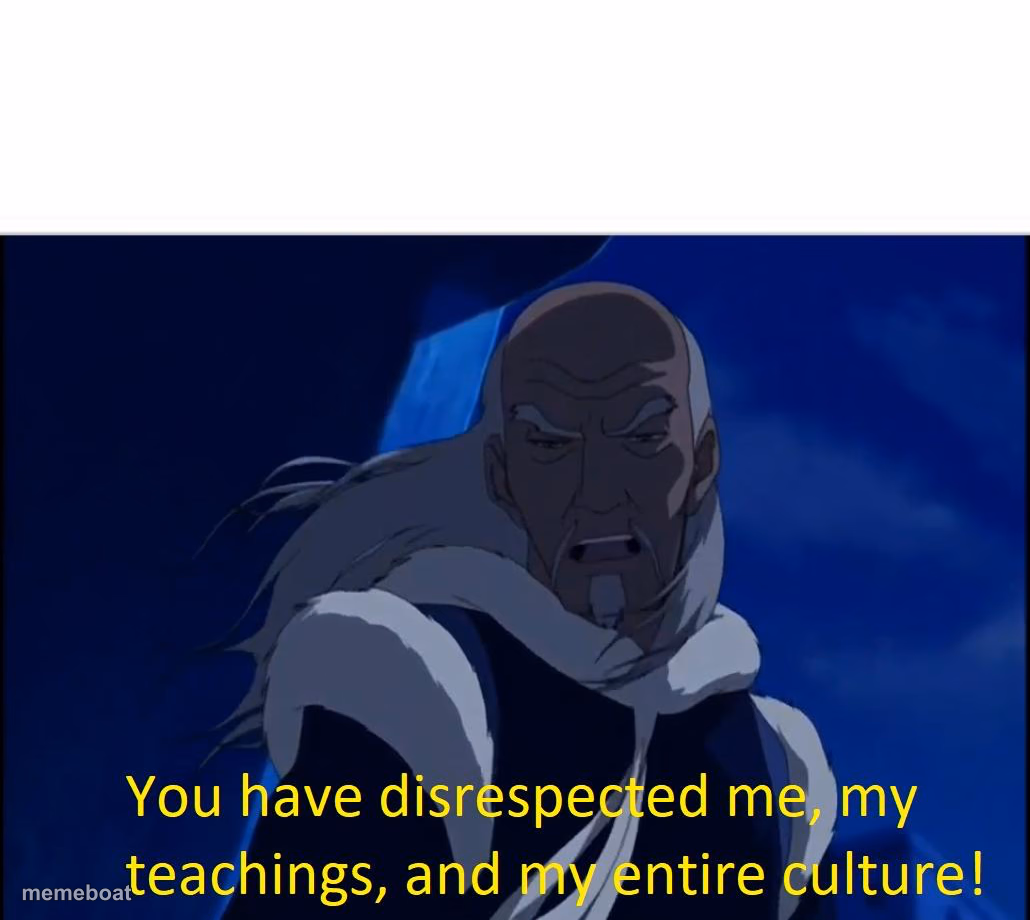 Avatar disrespect - meme generator image preview