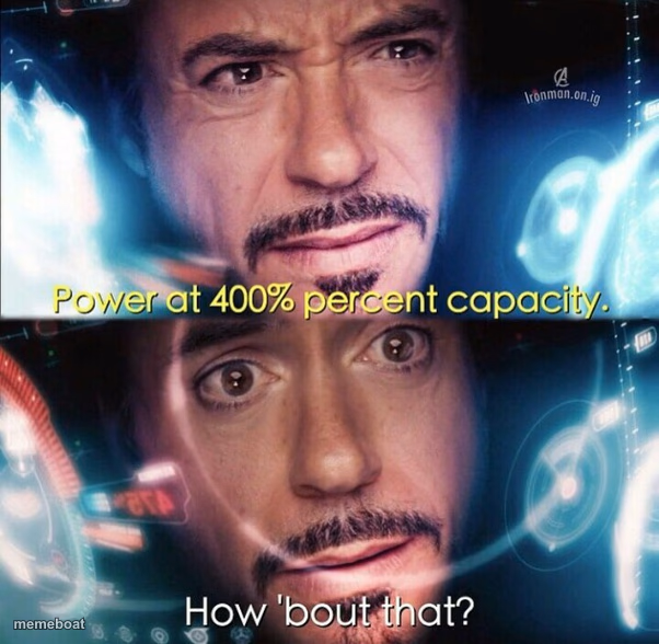 avengers power at 400 - meme generator image preview