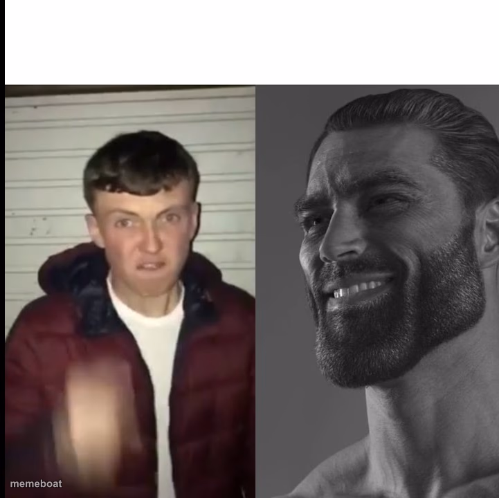 Average fan vs average enjoyer - meme generator image preview