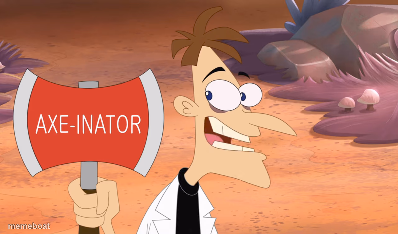 Axe-inator - meme generator image preview