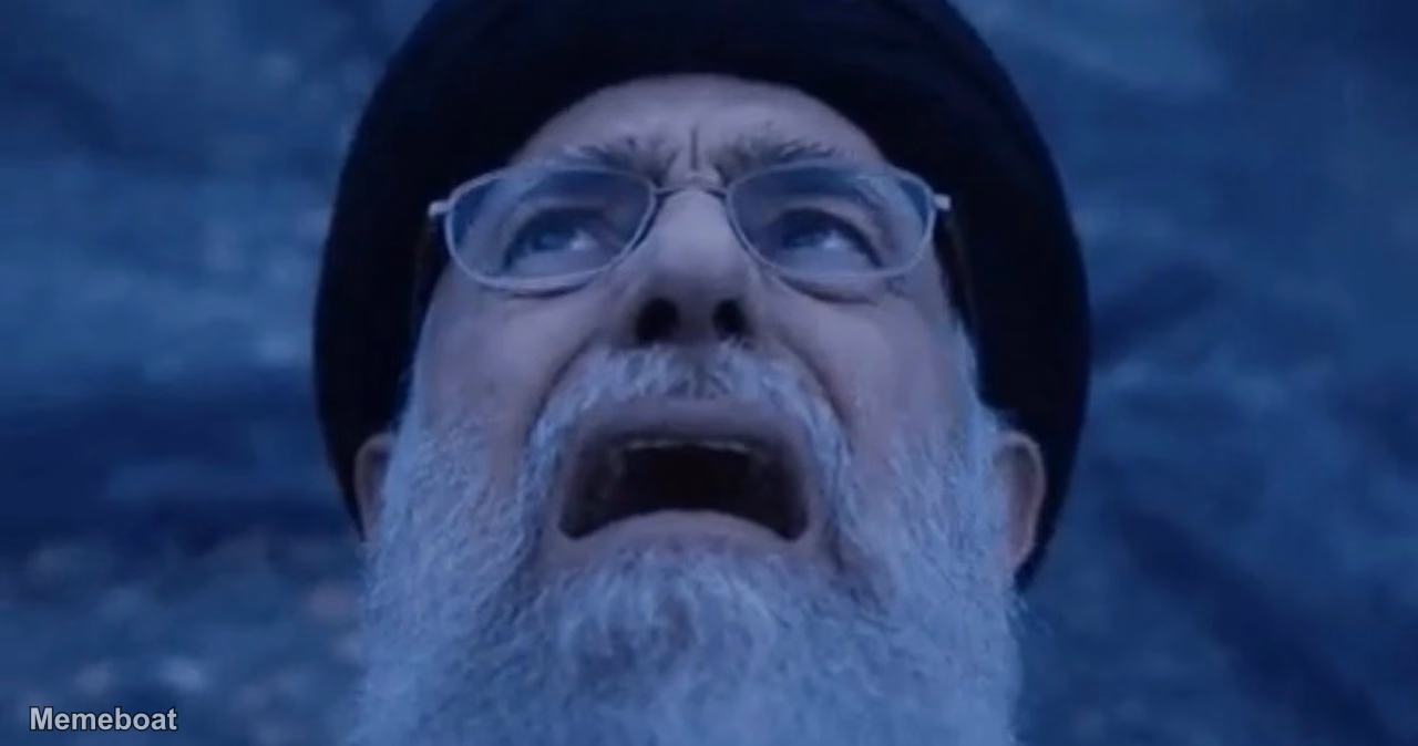 Ayatollah Khamenei Screaming - meme generator image preview