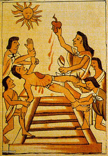 Aztec sacrifice - meme generator image preview