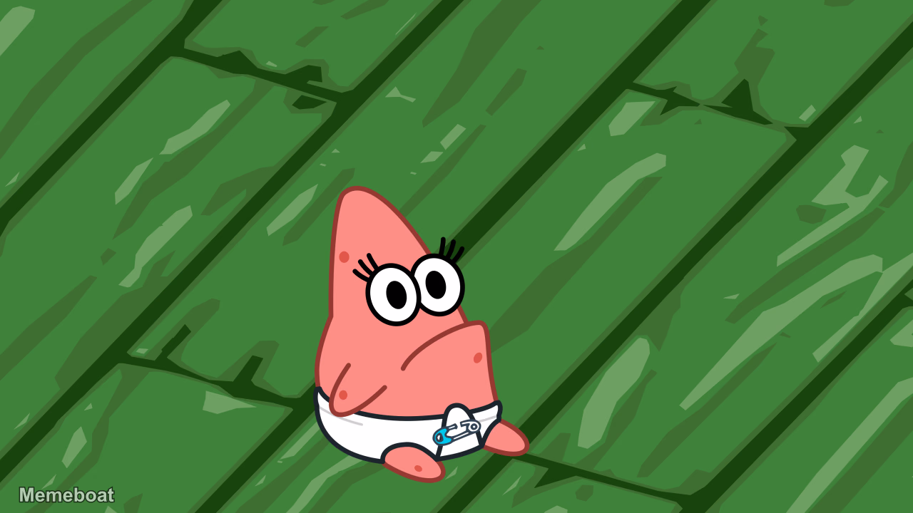 Baby Patrick HD Redraw - meme generator image preview
