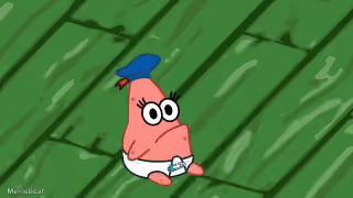 Baby Patrick in Sailor Hat