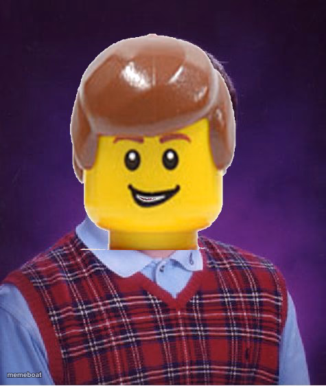 Bad Luck Brian Lego - meme generator image preview