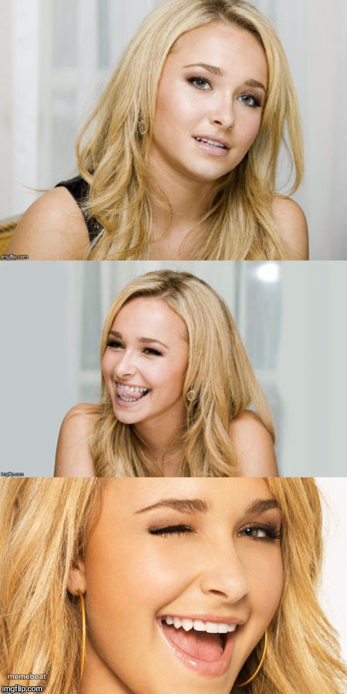Bad Pun Hayden Panettiere - meme generator image preview