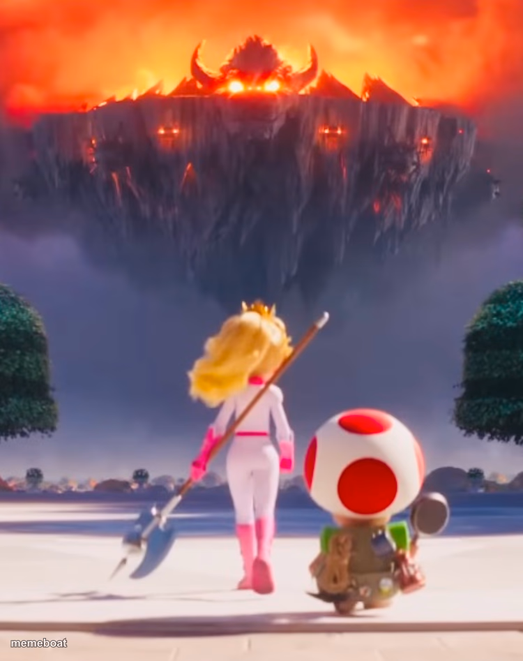 Badass Peach - meme generator image preview