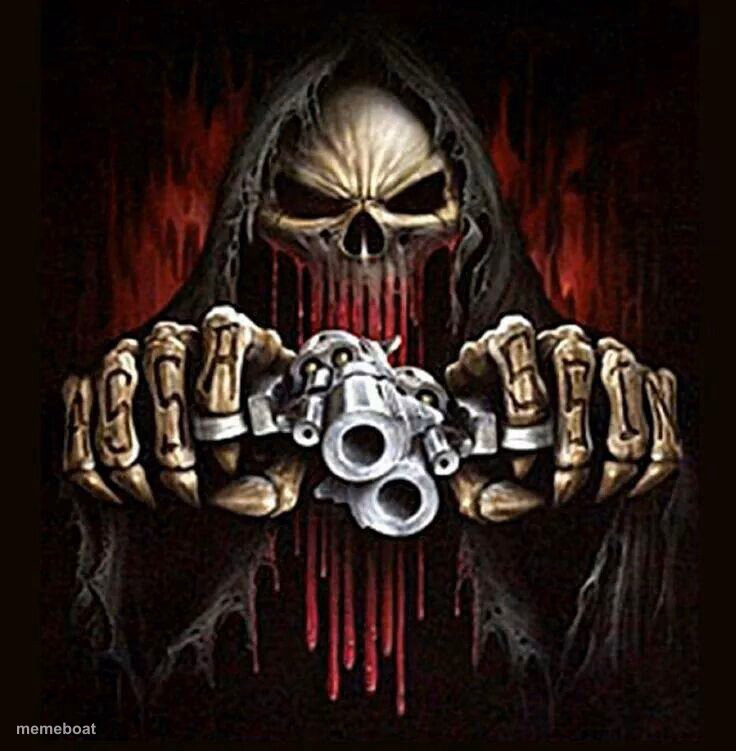 badass skeleton - meme generator image preview