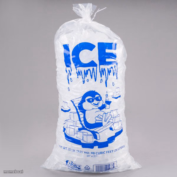 Bag of ice - meme generator image preview
