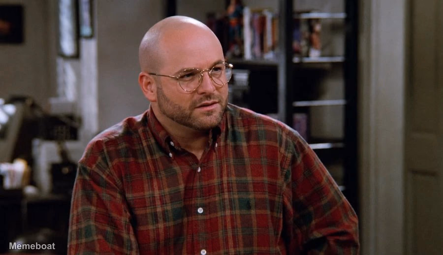 Bald Costanza - meme generator image preview