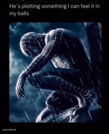 Spider-Man Brooding Rooftop