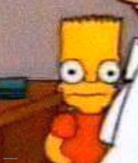 bar simpson stare - meme generator image preview