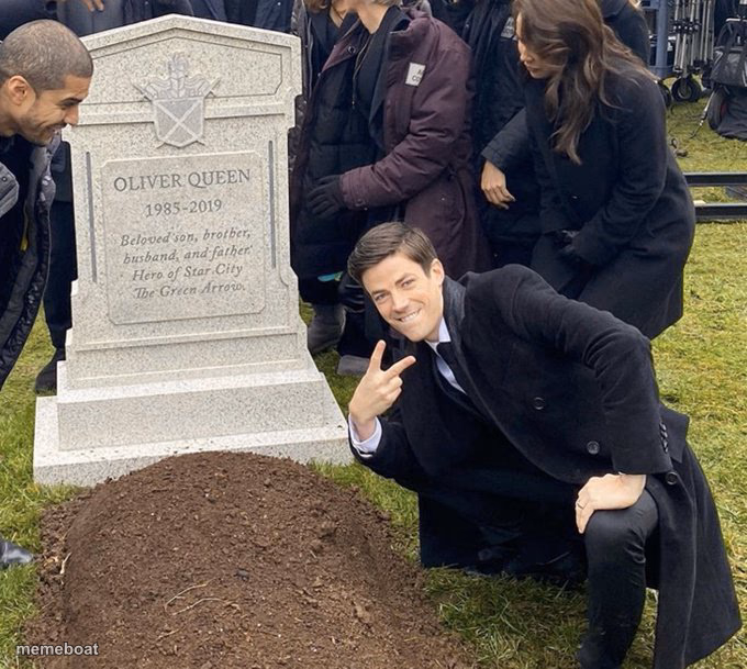 Barry Allen Grave - meme generator image preview