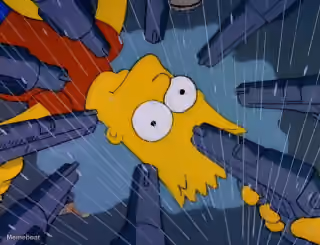 Bart Surrounded by Guns