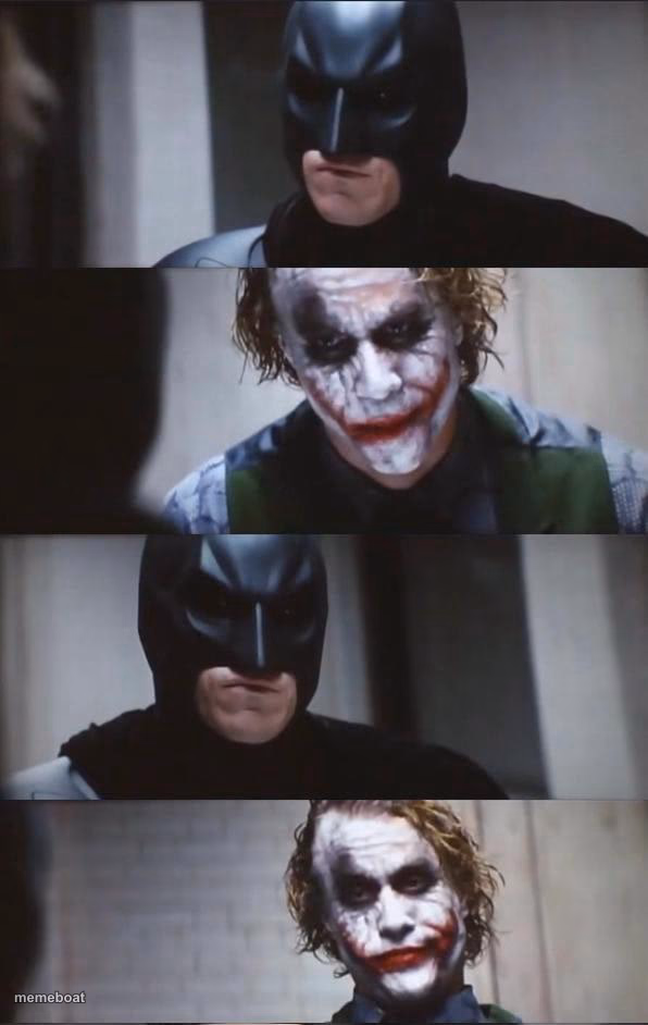 Batman and Joker - meme generator image preview