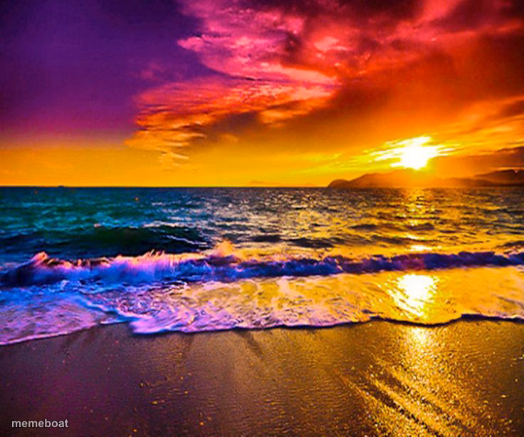 Beautiful Sunset - meme generator image preview