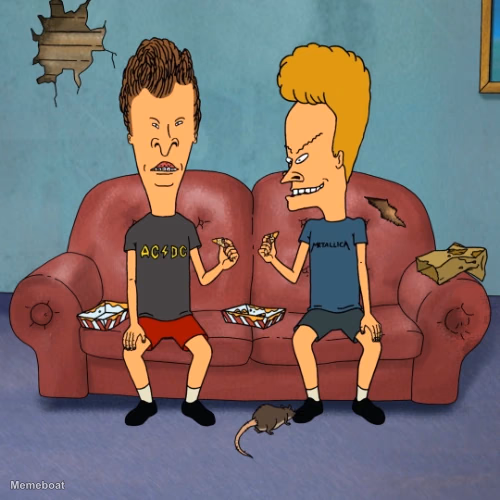 Beavis & Butthead Full Sofa - meme generator image preview
