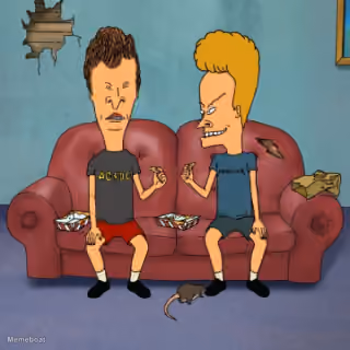Beavis & Butthead Full Sofa