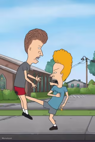 Beavis & Butthead Nut Kick