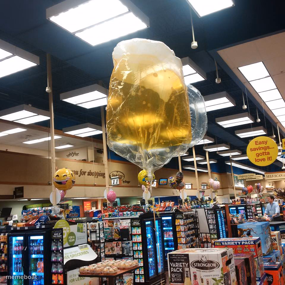 Giant Beer Balloon - meme generator image preview