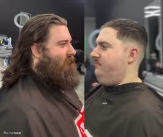 Before vs After Shave