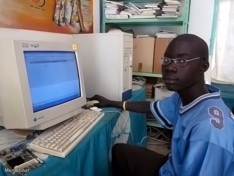 Behind The Screen Computer Guy - meme generator image preview