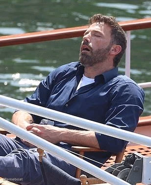 Ben Affleck Sleeping On A Boat - meme generator image preview