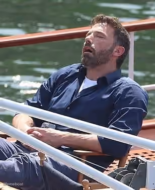 Ben Affleck Sleeping On A Boat