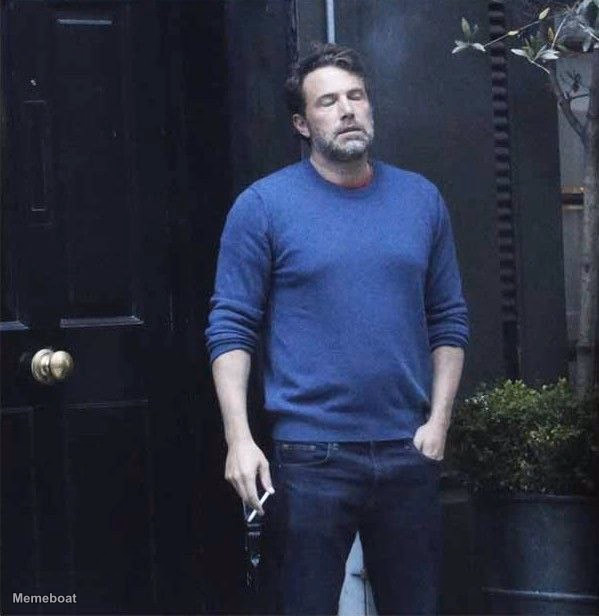 Ben Affleck stressed - meme generator image preview