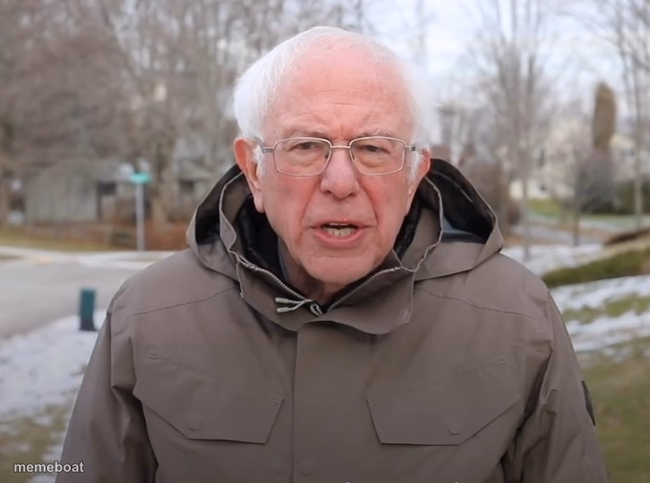 Bernie Sanders Once Again Asking - meme generator image preview