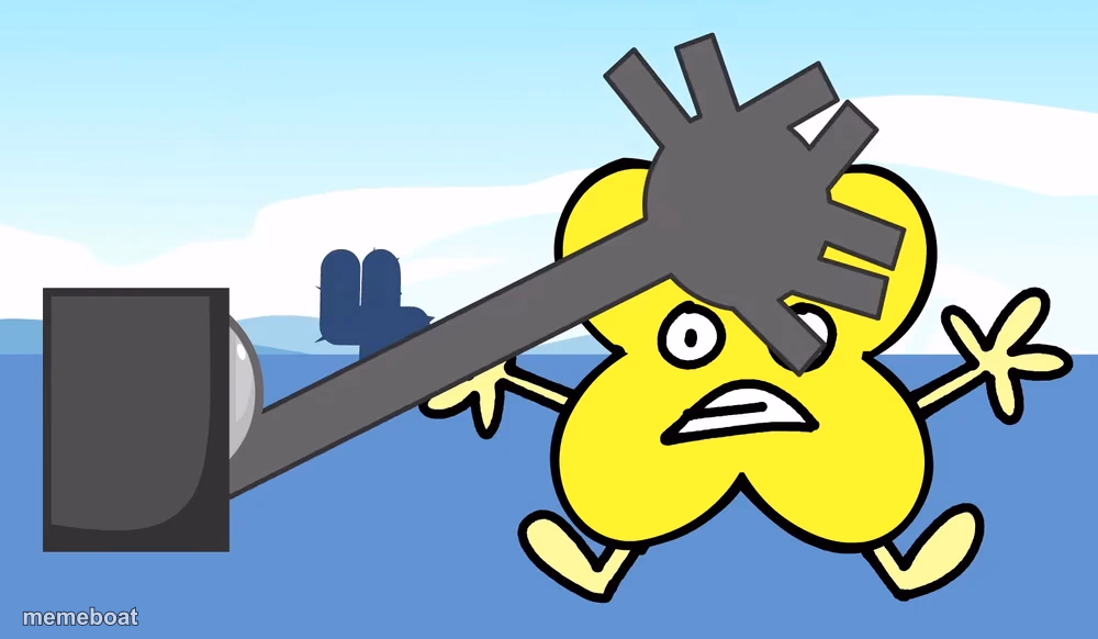 BFDI Announcer Patting X - meme generator image preview