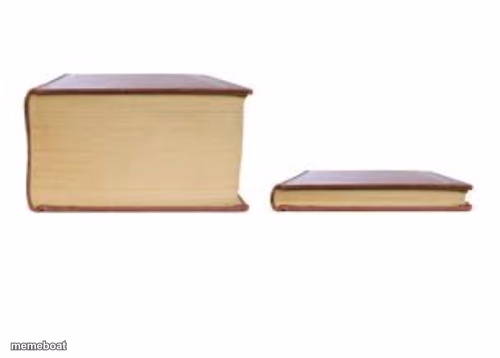 Big Book and Small Book - meme generator image preview