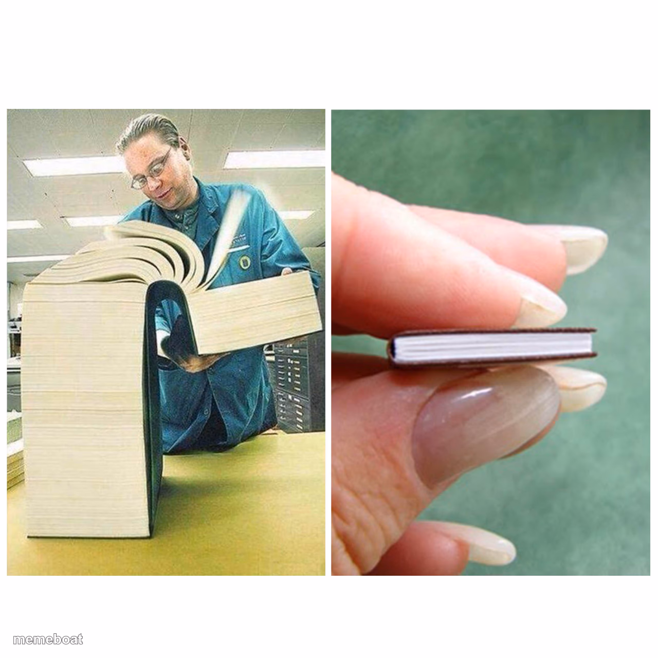 Big book vs Little Book - meme generator image preview