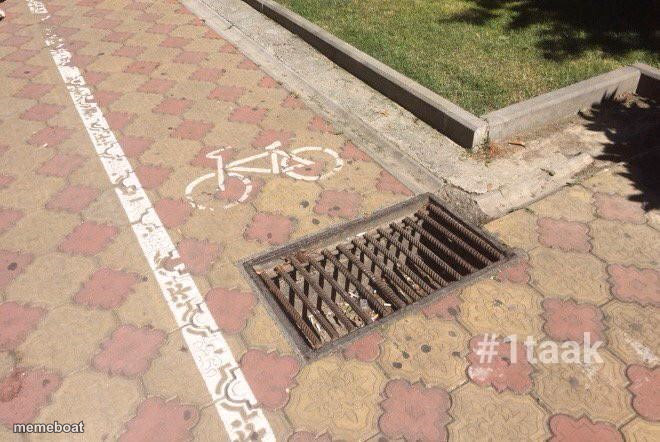 Bike lane fail - meme generator image preview