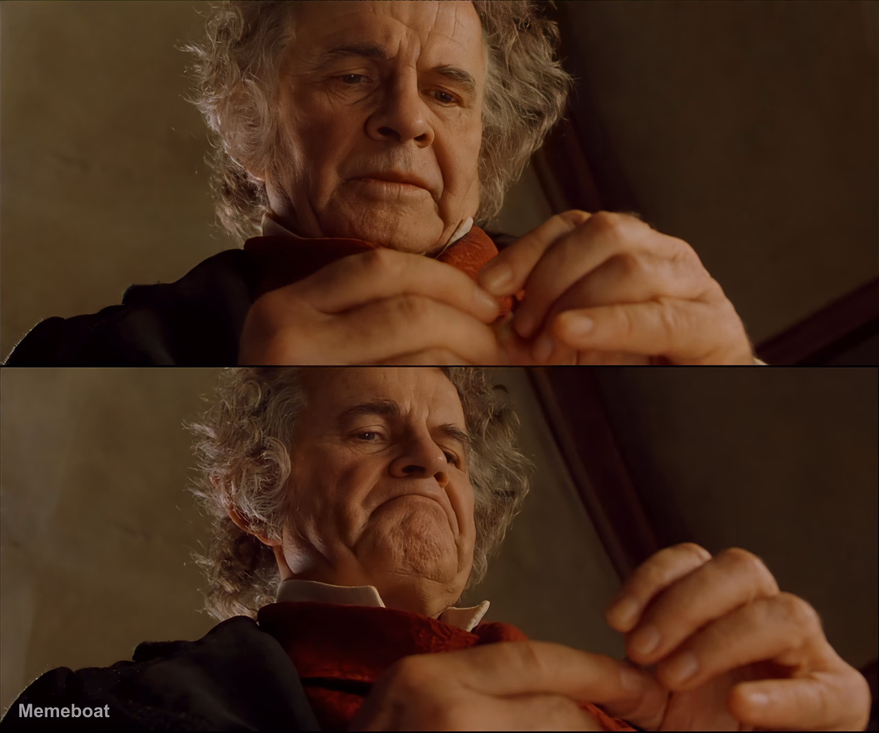Bilbo Baggins "After All, Why Not? Why Shouldn't I Keep It?" - meme generator image preview