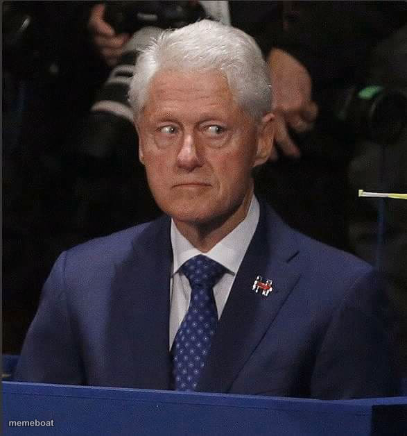 Bill Clinton Scared - meme generator image preview