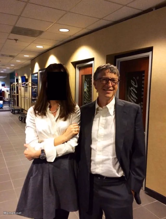Bill Gates and Epstein Files - meme generator image preview