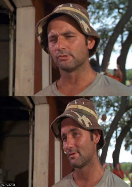 Bill Murray bad joke - meme generator image preview